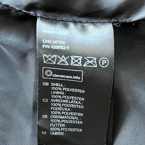 H&M Black Beaded Open Front Blazer Jacket Size 4 Evening Party Formal Chic - Picture 9 of 9